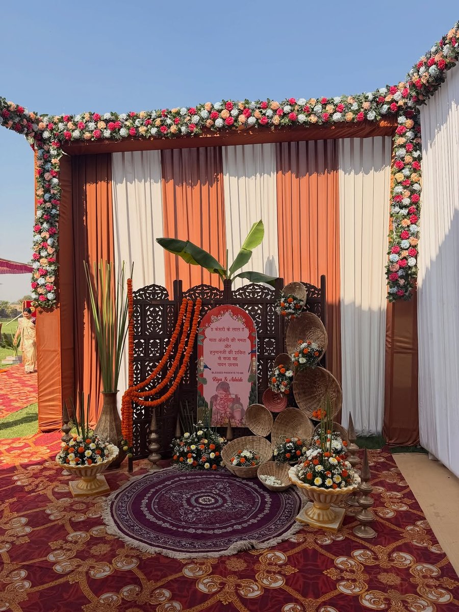 Trending baby shower decoration setup in Surat (Theme 22)