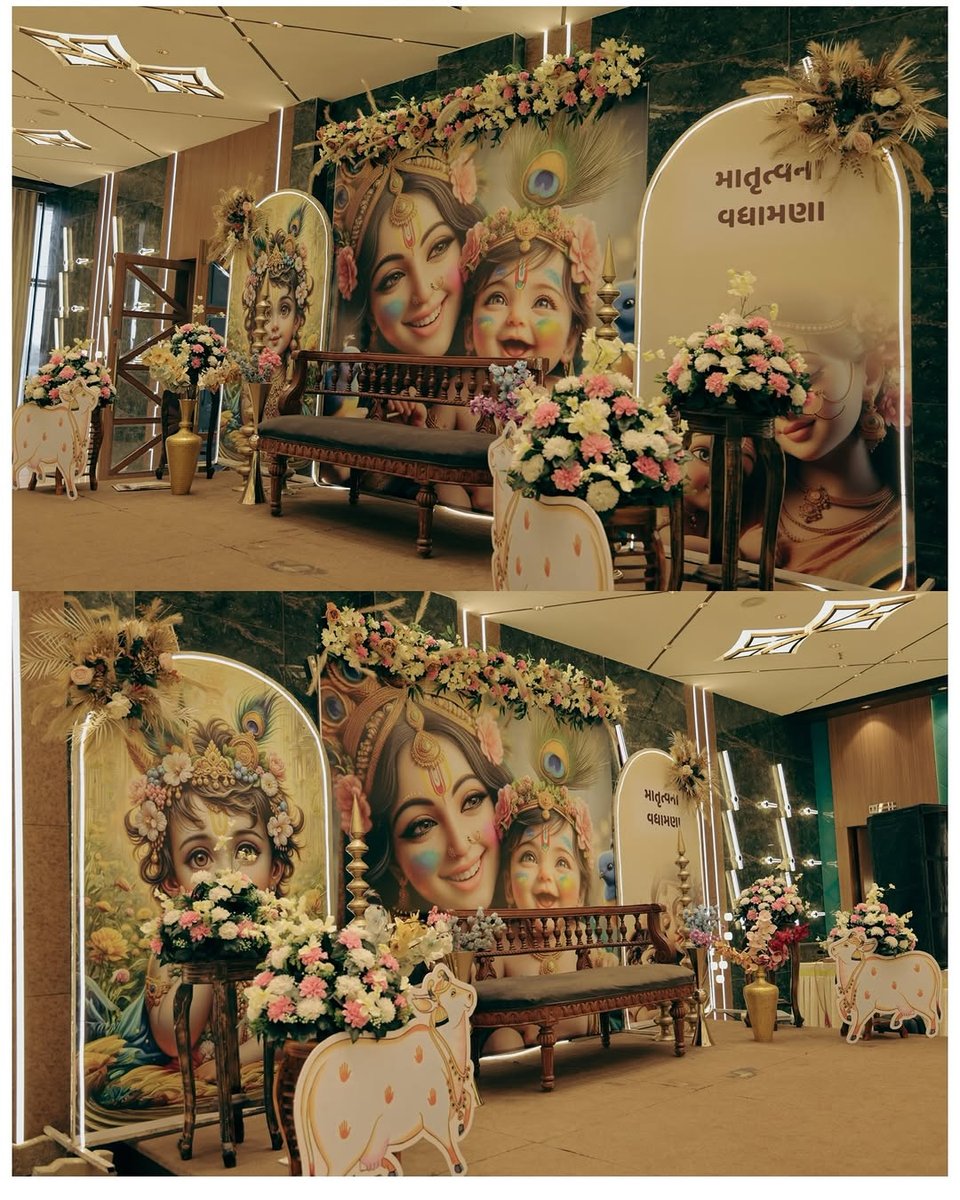 Trending baby shower decoration setup in Surat (Theme 35)