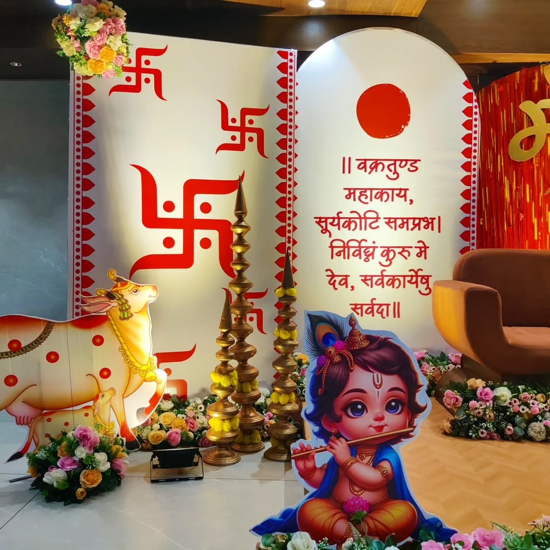 Trending baby shower decoration setup in Surat (Theme 44)