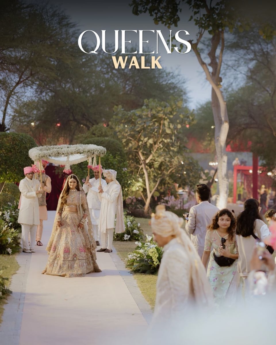 Majestic bride entry setup in Surat (Walk 2)