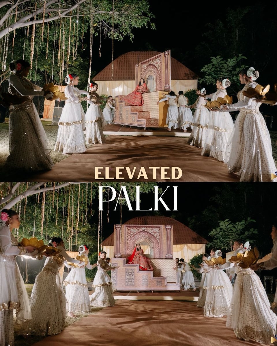 Grand bride entry setup in Surat (Walk 6)