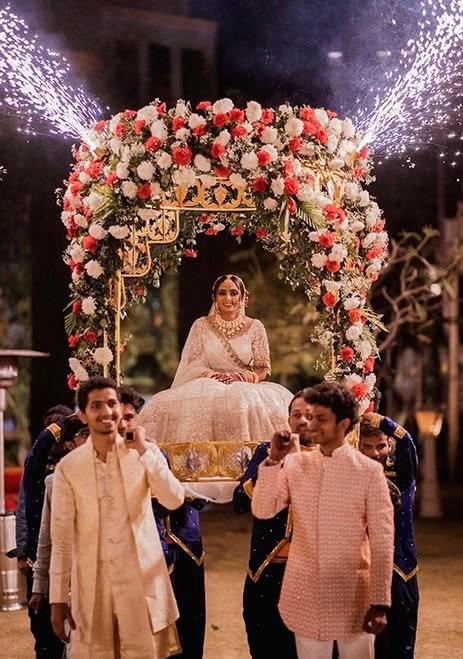 Grand Royal Bride and Groom Entry Setup