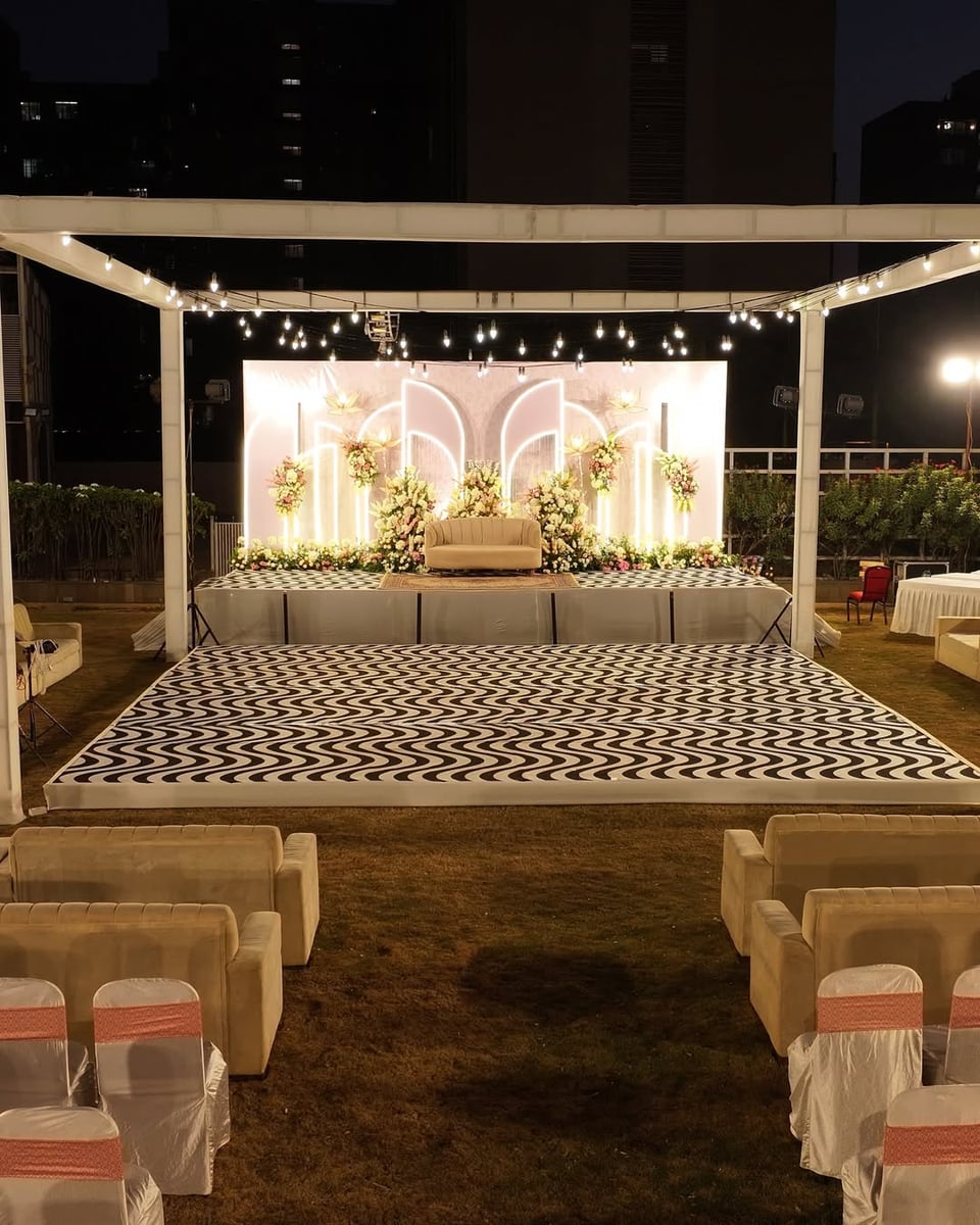 Stunning engagement stage in Surat (Setup 6)
