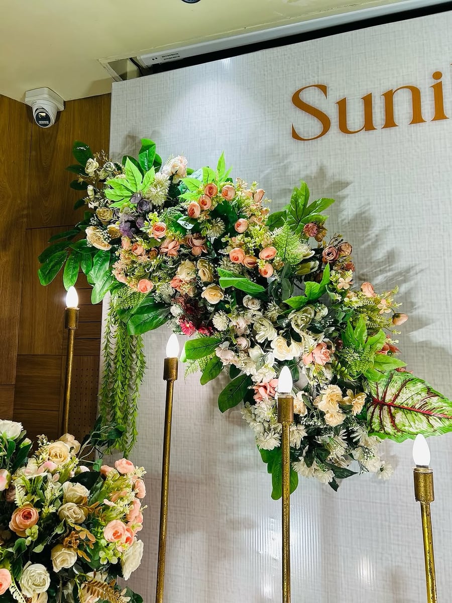 Classy engagement stage in Surat (Setup 10)