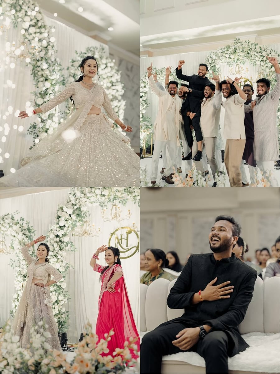 Beautiful ring ceremony decoration in Surat (Setup 15)