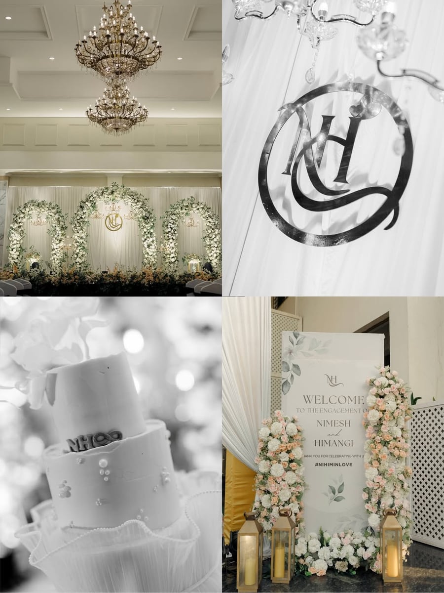Romantic ring ceremony decoration in Surat (Setup 17)