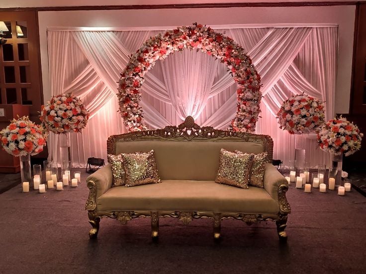 Stunning floral backdrop in Surat (Setup 30)