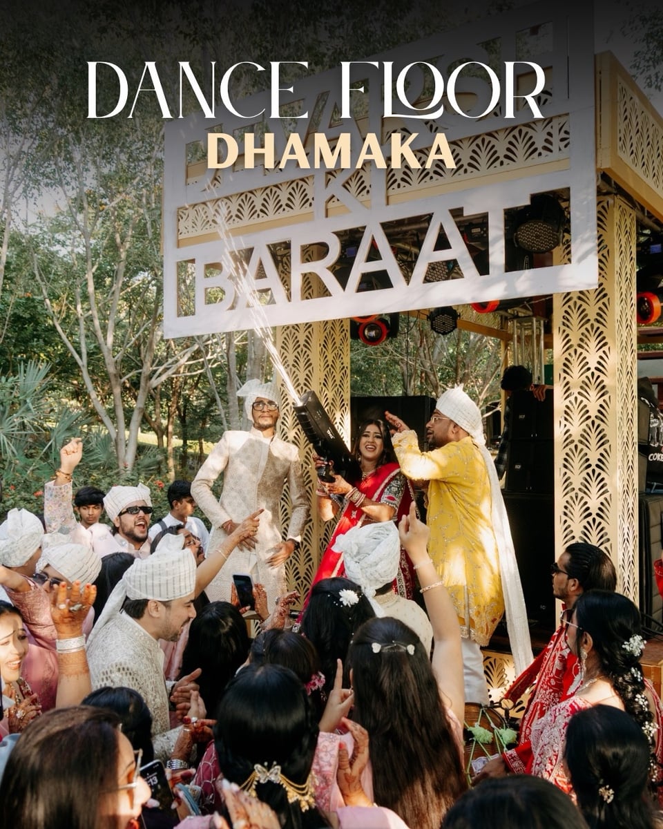 Majestic groom entry setup in Surat (Arrival 3)