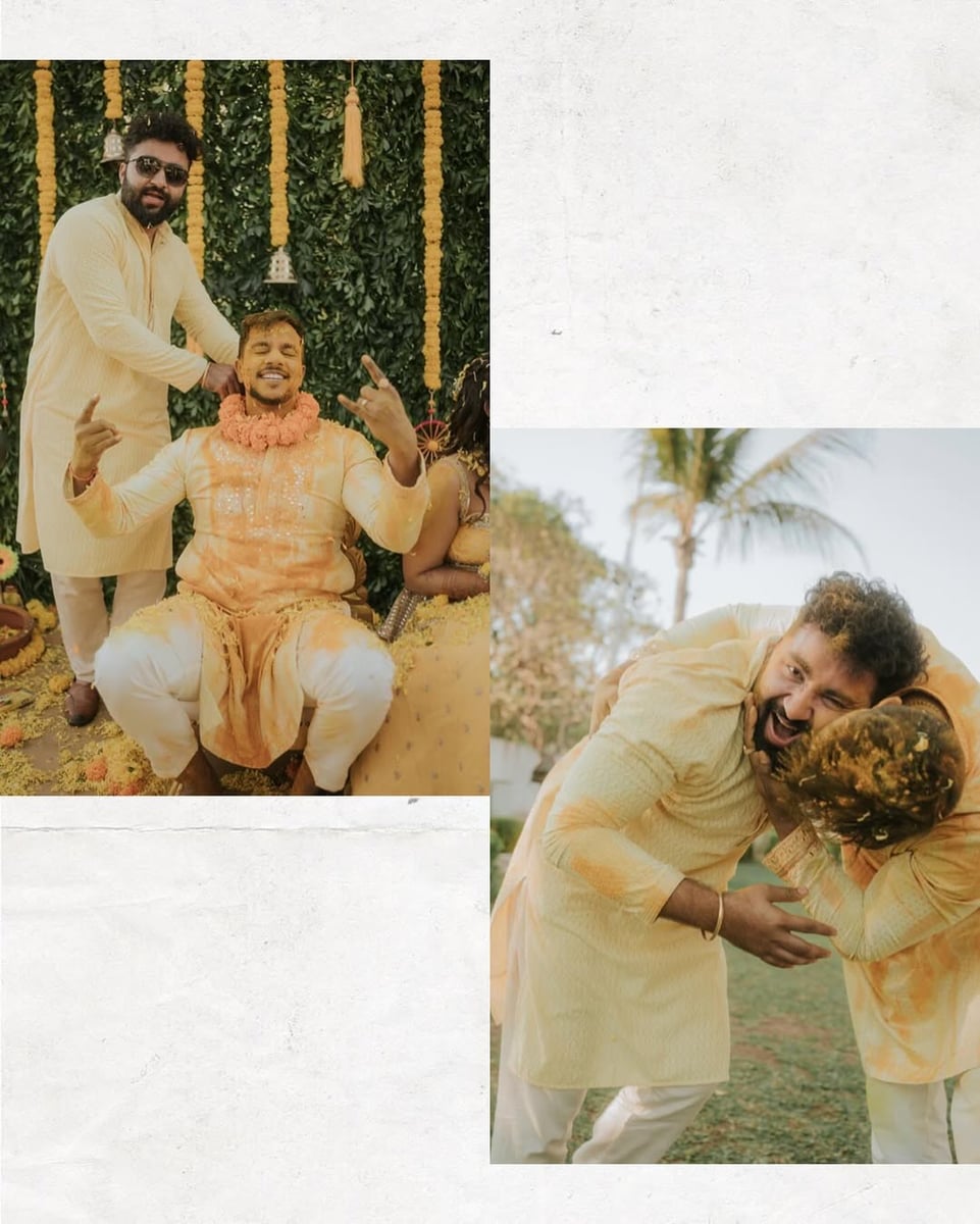 Vibrant haldi ceremony decoration in Surat (Haldi Setup 1)