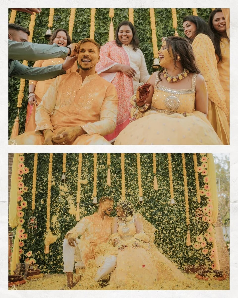 Yellow Theme haldi ceremony decoration in Surat (Haldi Setup 3)