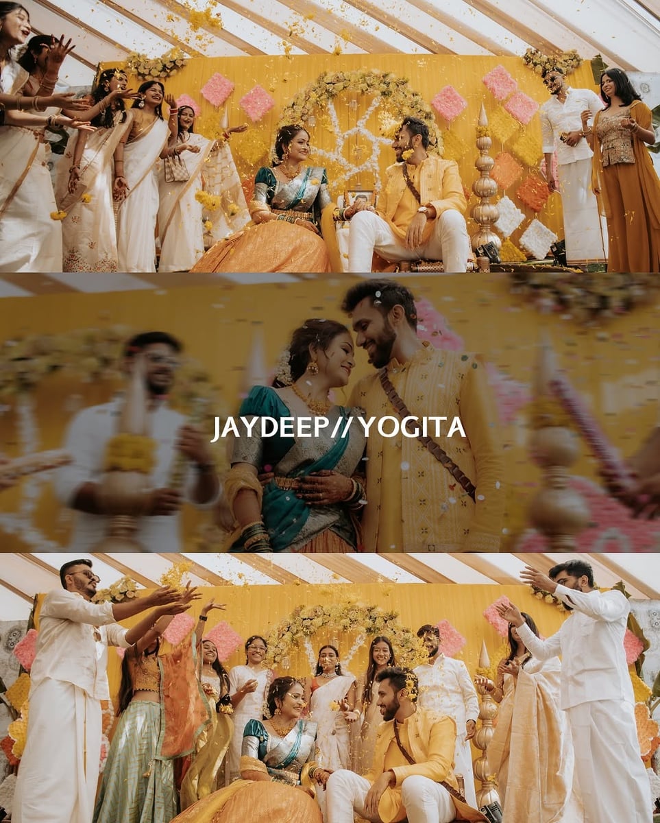 Premium haldi ceremony decoration in Surat (Haldi Setup 4)