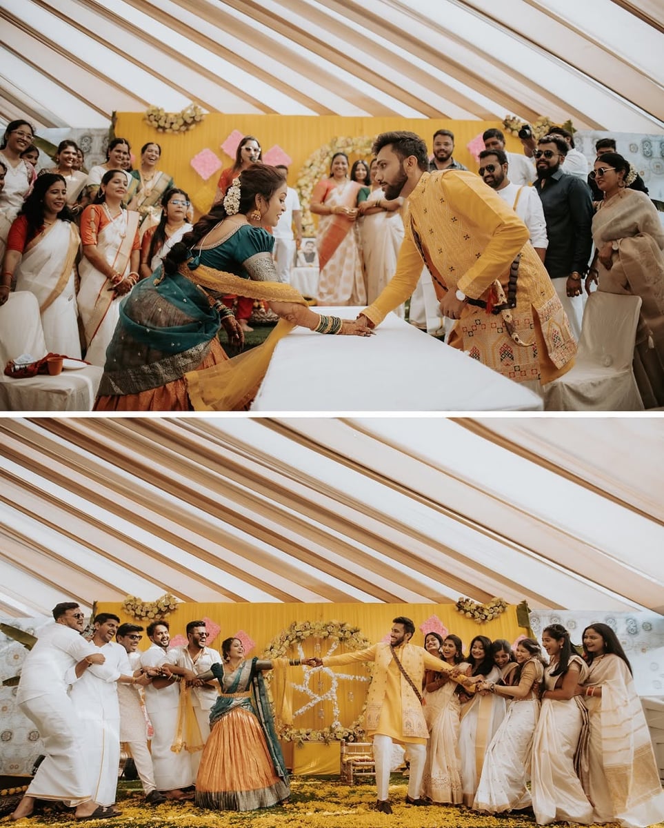 Beautiful haldi ceremony decoration in Surat (Haldi Setup 5)