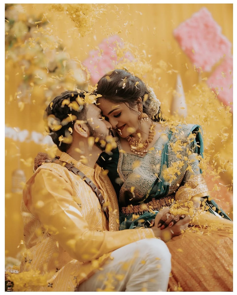 Joyous haldi ceremony decoration in Surat (Haldi Setup 6)