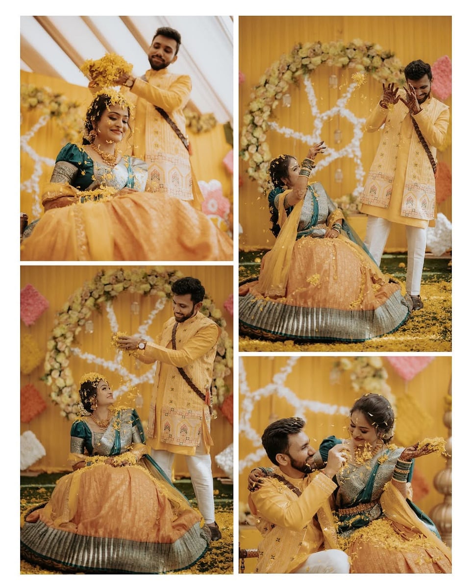 Grand haldi ceremony decoration in Surat (Haldi Setup 9)