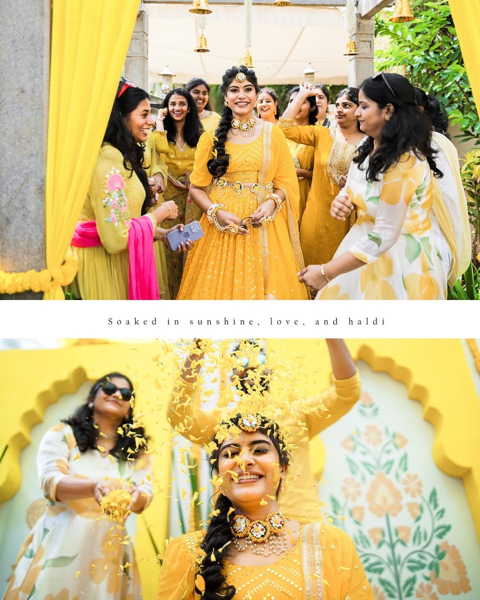 Traditional haldi backdrop in Surat (Haldi Setup 22)