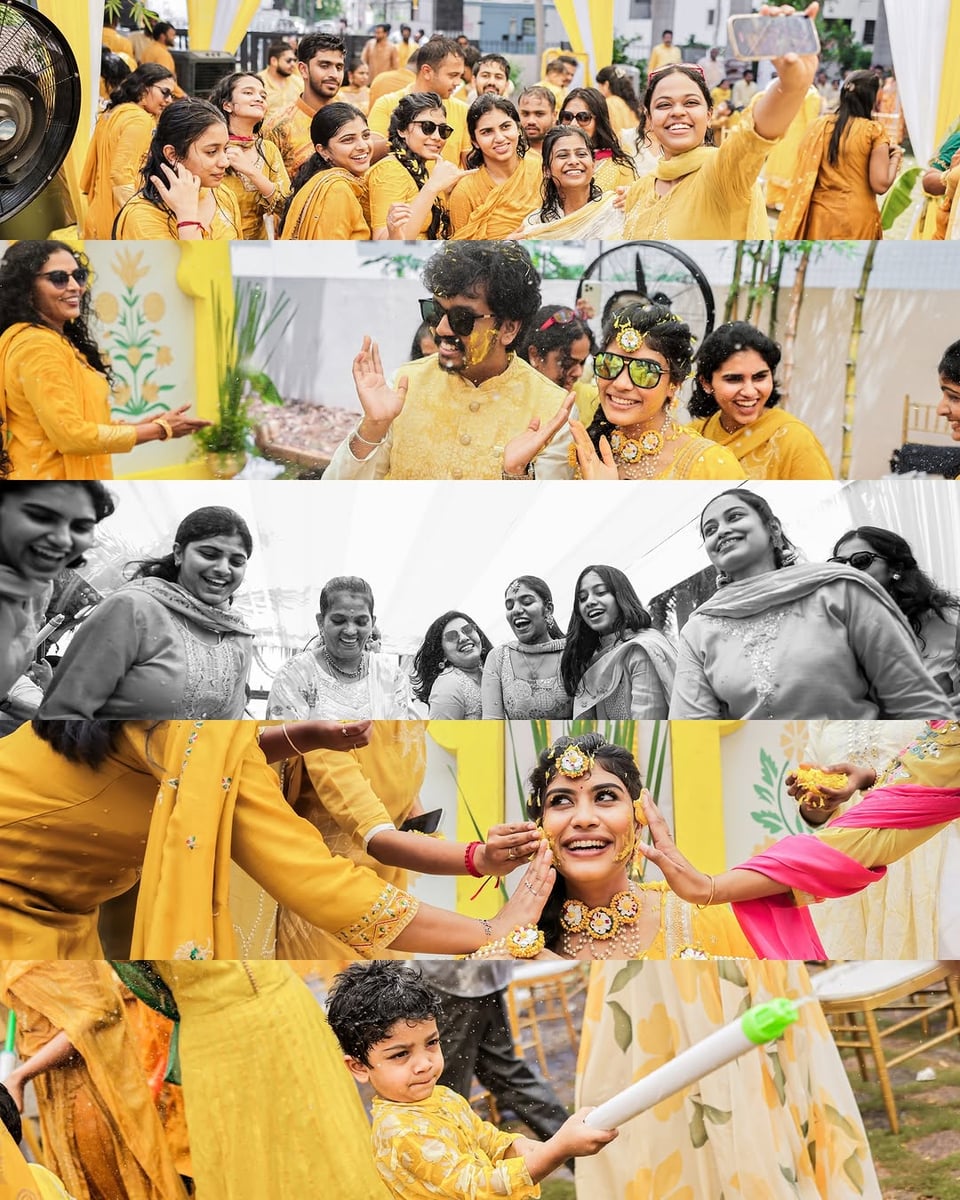 Joyous haldi backdrop in Surat (Haldi Setup 26)