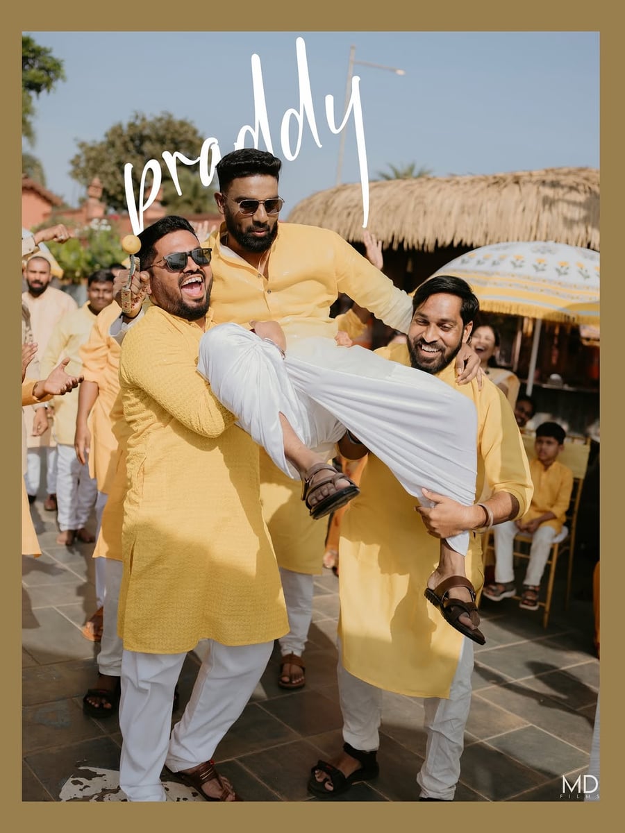 Beautiful ethnic swing setup in Surat (Haldi Setup 45)