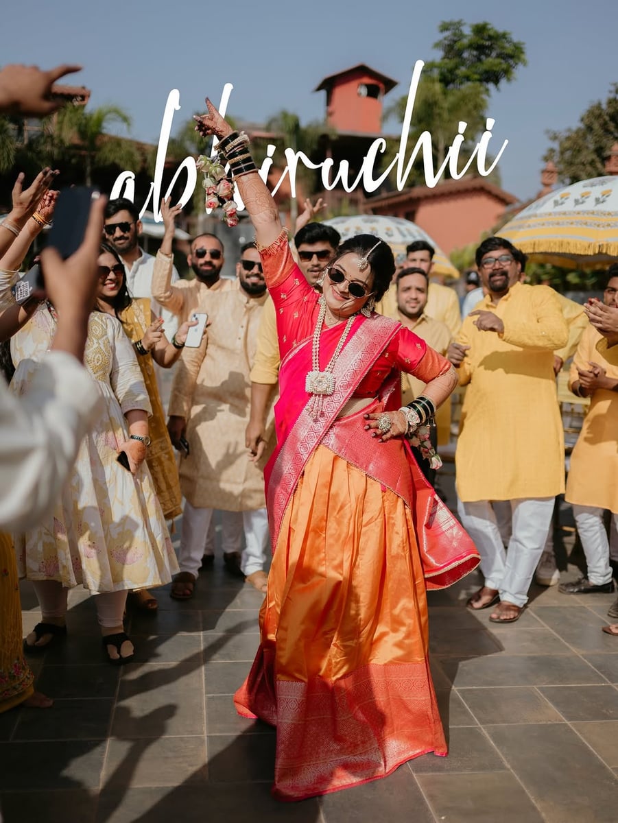 Joyous ethnic swing setup in Surat (Haldi Setup 46)