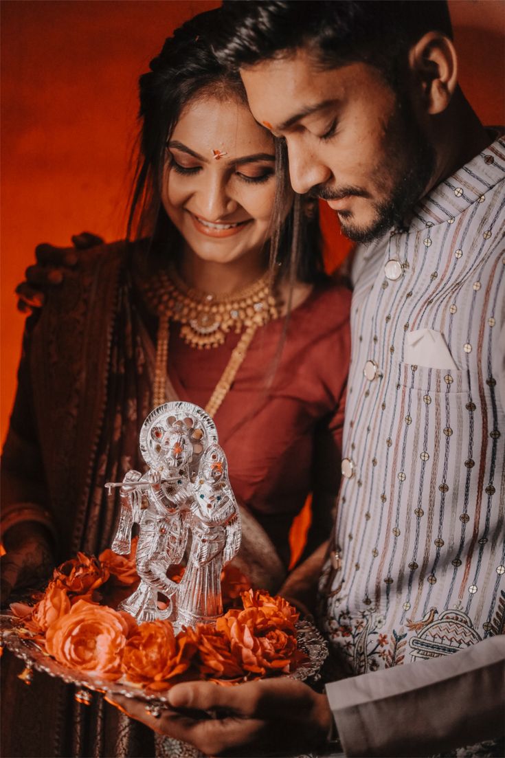 Traditional Kanku Pagla footprint ceremony setup