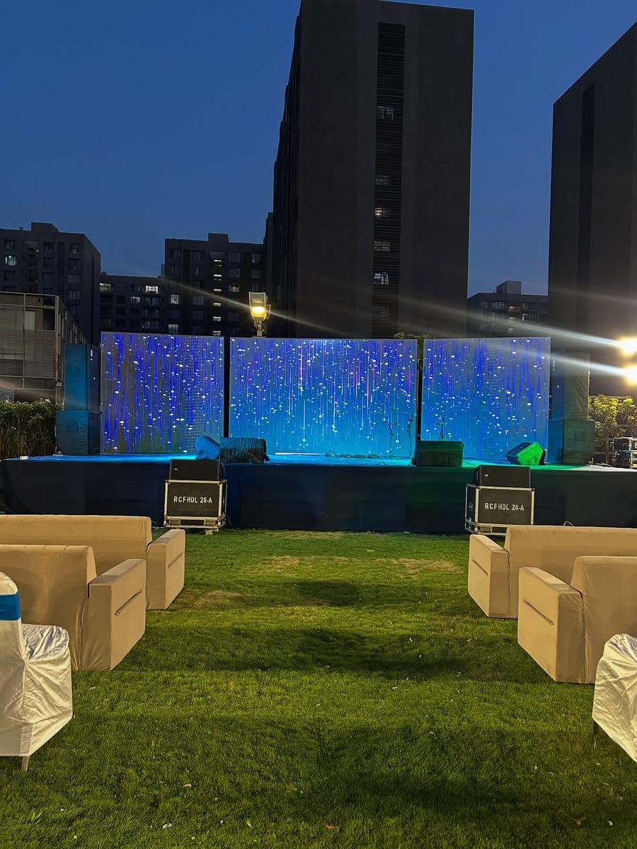 Musical sangeet night backdrop in Surat (Sangeet Setup 10)