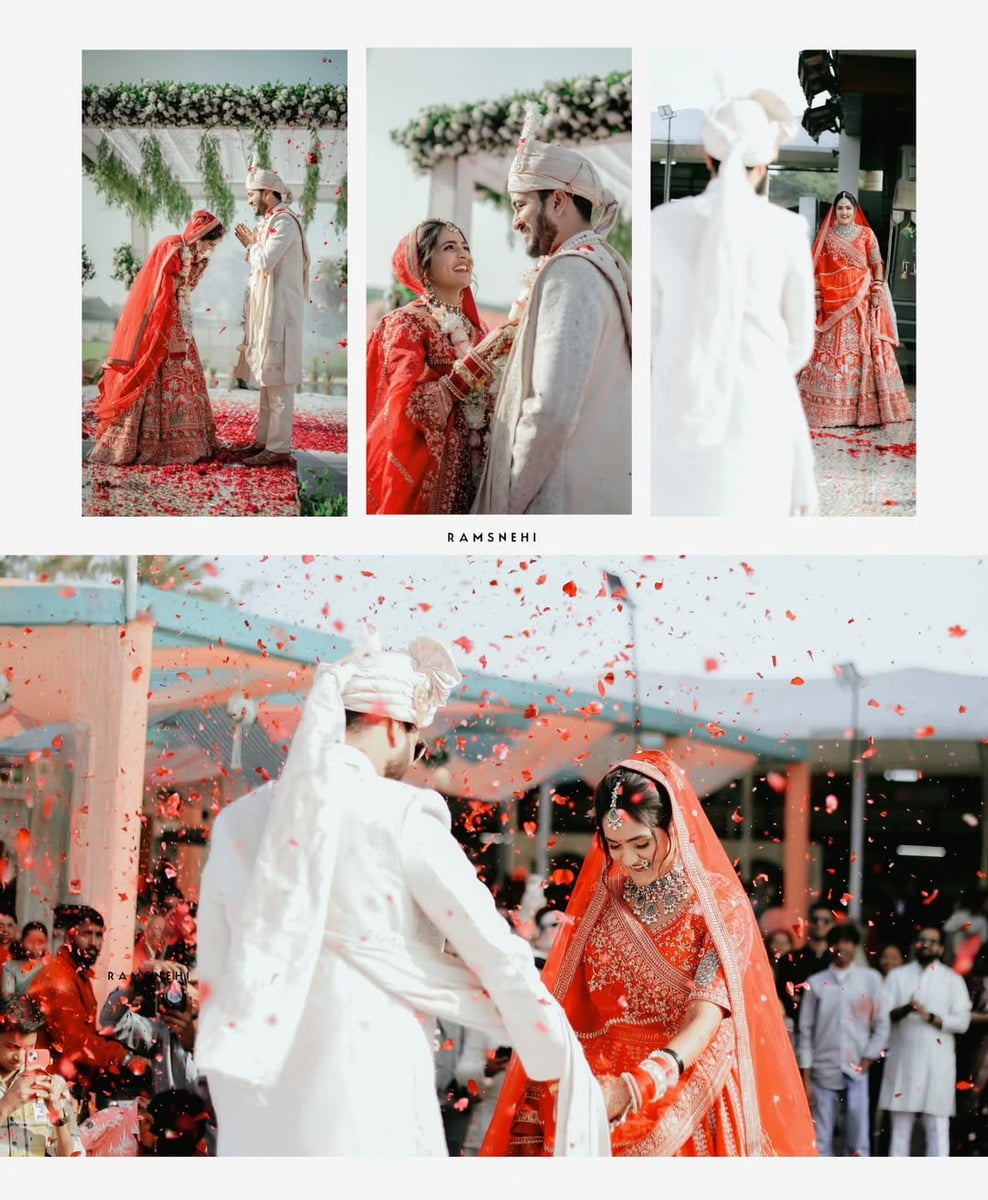 Modern wedding mandap decoration in Surat (Theme 48)