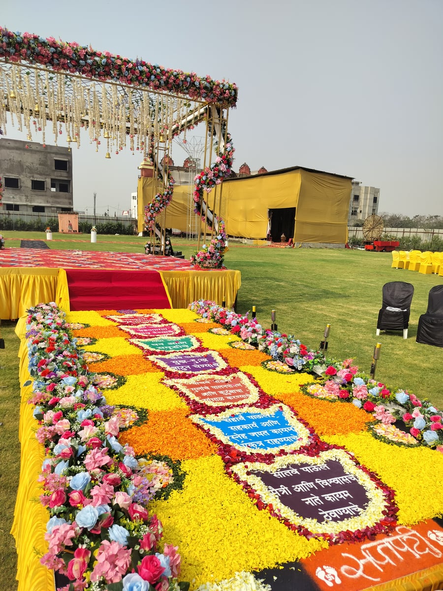 Bespoke wedding mandap decoration in Surat (Theme 59)