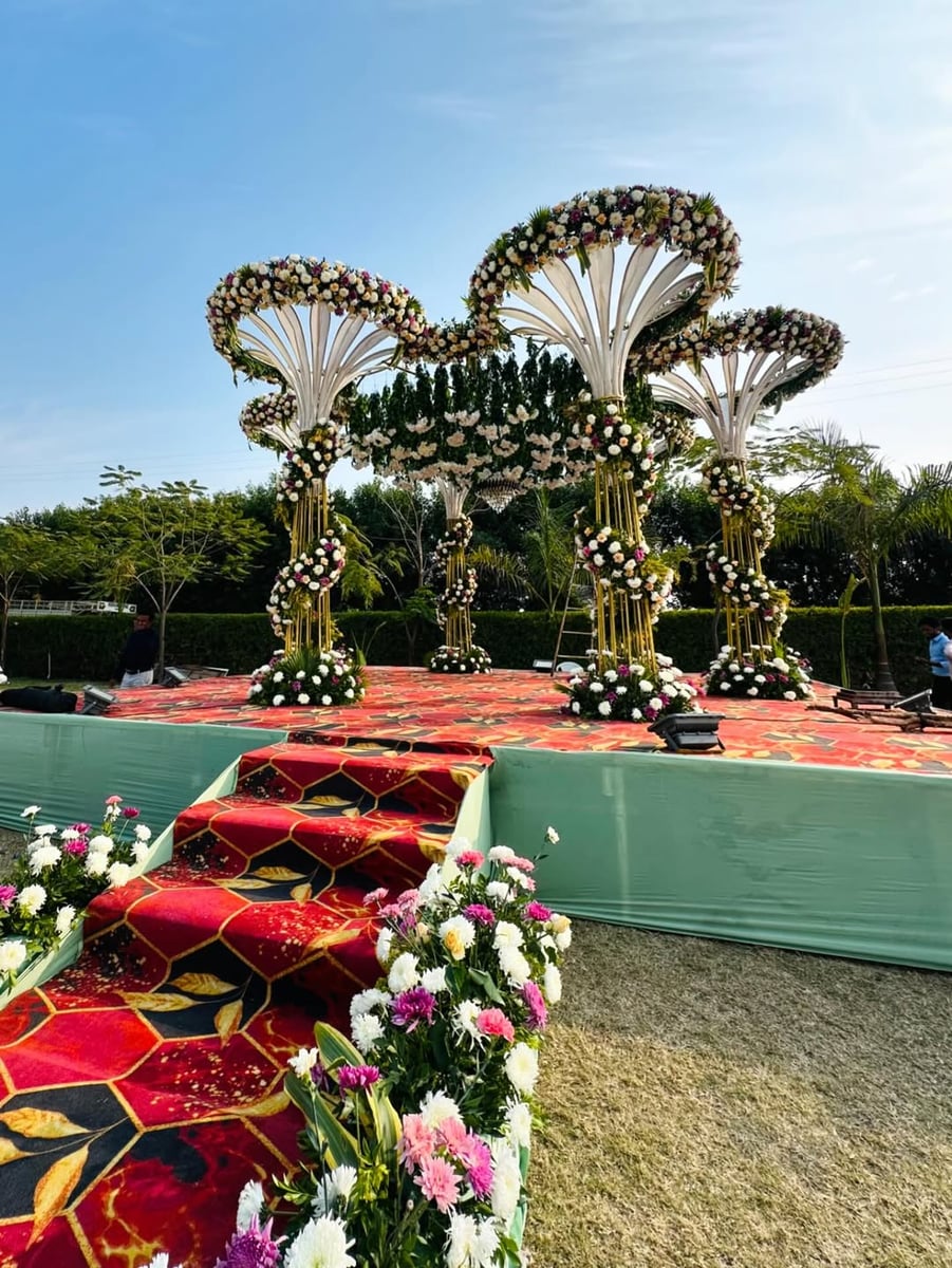 Grand wedding entrance design in Surat (Theme 84)